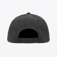 Casquette de sport 5 panneaux en toile avec logo personnalisé, imperméable, respirante, réglable, style streetwear, marque T&L, unisexe, vente en gros