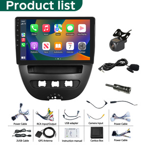 Autoradio 10,1 pouces pour <span class=keywords><strong>Peugeot</strong></span> 107 2005-2014 Carplay/Android Auto M/RDS DSP SWC WiFi Bluetooth 4+64G <span class=keywords><strong>Navigation</strong></span> GPS - Product Image 6