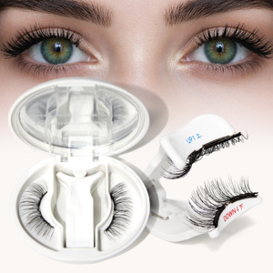 Cils magnétiques doux réutilisables faits à <span class=keywords><strong>la</strong></span> main en gros avec 3 aimants, légers, aspect naturel, application facile, OEM ODM, marque privée - Product Image 1
