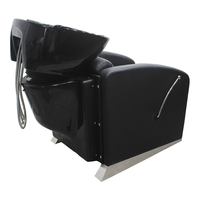 Bac à shampoing et chaise de salon en mousse haute densité, mobilier de salon de coiffure, système de salon, bac à shampoing et chaise avec levage des pieds