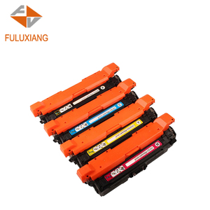 FULUXIANG Compatible 504A CE250A CE251A <span class=keywords><strong>CE252A</strong></span> CE253A Cartouches De Toner D'imprimante Pour LaserJet CP3525/3525n/3525dn/CM3530/3530fs - Product Image 1