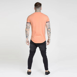 Streetwear Men's Short Sleeve <b>T</b>-Shirt 100% Cotton Spandex 200GSM Breathable Anti-Wrinkle Eco-Friendly Summer Casual Tee Custom - Product Image 3