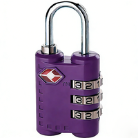Cadenas en alliage de zinc durable, TSA, étanche, antirouille, cadenas à combinaison pour sac de voyage et sacs fourre-tout