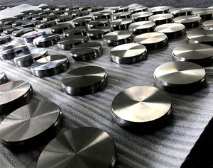 Vsmile 18Mm Tandheelkundige Gietlegering Metaal Gr5 Titanium Schijf Cad Cam Blok Titanium Schijf Voor Tandheelkundig Laboratorium