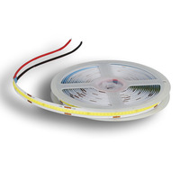 Bande lumineuse LED COB 12V/24V, 320/480 LED/m, sans points, CRI80, blanc 2700K-6500K, longueur personnalisée, directement de l'usine
