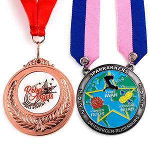 Medallas Deportivas de Metal para Maratón, de Aleación de Zinc, con Logotipo Personalizado, Fabricación al por Mayor - Product Image 4