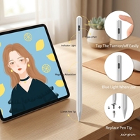 Pena Stylus Aktif Magnetik Grosir untuk iPad iPhone Android Samsung Tablet, Anti Sentuhan Telapak Tangan, Sensitif Terhadap Kemiringan, Dapat Diisi Ulang