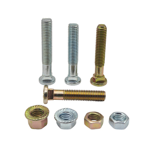 สลักเกลียวหัวหกเหลี่ยม M12 HDG DIN933 พร้อมน็อต M16 M8 เหล็กกล้าคาร์บอน เกลียวเต็มตัว ชุบสังกะสี ระดับ 6 GB5783 - Product Image 5