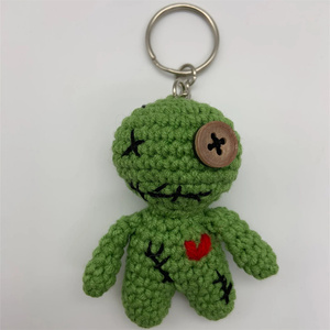 Mignonne Petite Poupée Vaudou Porte-clés Halloween Porte-clés Crochet Porte-clés Mini Poupée Vaudou - Product Image 4