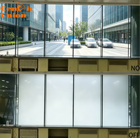 Film intelligent PDLC pour vitres : Écran de projection arrière, teinte de fenêtre commutable opaque-claire pour la publicité en bureau, commerce et vitrine