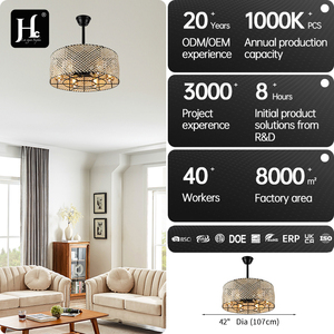 18.5-inch bamboo <b>ceiling</b> fan <b>light</b>: modern, <b>remote</b>-<b>controlled</b>, rattan, dimmable <b>ceiling</b> fan for bedrooms and living rooms - Product Image 4