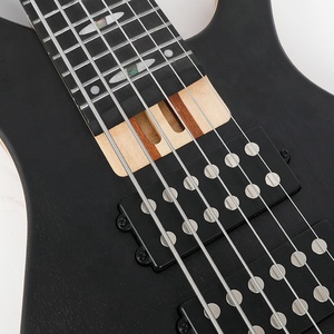 Bán Hàng Nóng Nhạc Cụ DB-6 Cơ Thể Rắn Sô Cô La Màu Guitare <span class=keywords><strong>Bass</strong></span> Kit Hoạt Động Pickup 6 Dây Điện <span class=keywords><strong>Bass</strong></span> <span class=keywords><strong>Guitar</strong></span> - Product Image 4