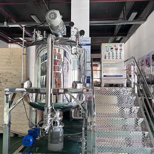 Recipiente mezclador homogeneizador cosmético de gran capacidad de 100L, 200L, 300L, 500L, tanque de mezcla química con agitación eléctrica superior - Product Image 4
