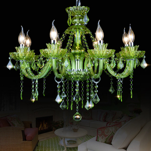 <span class=keywords><strong>Lampadario</strong></span> a Sospensione in Cristallo Stile Europeo, Lampada a Candela <span class=keywords><strong>Verde</strong></span>, Lussuoso per Soggiorno, Ristorante, Camera da Letto, KTV, Bar - Product Image 2