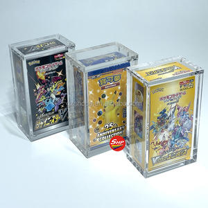 SHP vente en gros 100% nouveau acrylique <span class=keywords><strong>Pokemon</strong></span> Version japonaise petite boîte de rappel avec couvercle magnétique <span class=keywords><strong>Pokemon</strong></span> acrylique coque de protection - Product Image 2