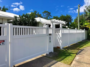 Capuchons de poteaux de clôture de sécurité en vinyle Fentech - Anti-rongeurs, utilisation en extérieur pour la protection des jardins et des fermes, plusieurs options de design - Product Image 2