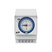 ELSINE SUL181d Saklar Timer Program Harian DIN Rail Mekanik Kuarsa 24 Jam Dial 16 A