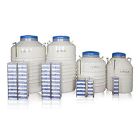 Nouvelle cuve cylindrique en alliage d'aluminium sablée de grand diamètre 2L/3L/6L/10L/15L/20L/30L/50L pour azote liquide