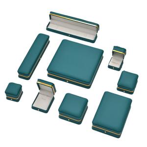 Hot Sale ELEqueen Customized Logo Luxury Pu Leather <b>Ring</b> Jewelry <b>Box</b> Pendant Bracelet Storage Packaging Gift <b>Box</b> - Product Image 5