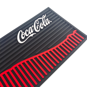 Custom Logo Food Grade Silicone <b>Bar</b> Runner <b>Mat</b> Wave Drainage Design Waterproof <b>Bar</b> Spill <b>Mat</b> for Brand Promotions - Product Image 6