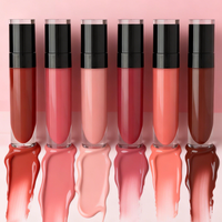 Gloss à lèvres brillant effet miroir OEM 6 couleurs, hydratant, non collant, longue tenue, gloss liquide, logo personnalisé