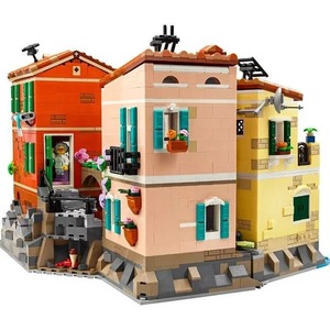 Riviera italiana 21359 pueblo pesquero de Liguria ciudad modular bloques de construcción arquitectónicos ladrillos chico juguetes niños regalo 3251 Uds - Product Image 5