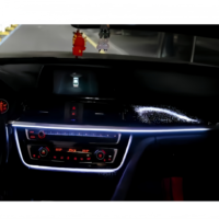 Kit de modification de l'éclairage ambiant intérieur 64 couleurs pour BMW Série 3 Série 4 2013-2019 Installation non destructive