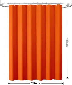 Novo forro de cortina de chuveiro com 2 ímãs - textura de pressão de bolha macio forro de chuveiro à prova d'água