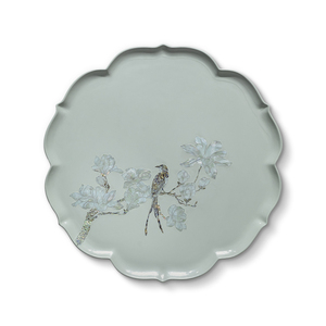 New Collection Updated Lacquered Wood Carving Wall Art Handmade Painting with Mother-of-pearl Pieces for Living Room Decor