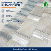 Tuiles de toit en forme de diamant, tuiles de toiture imperméables pour patio, pergola, gazebo, toit de jardin