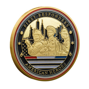 Moneta Commemorativa in Metallo per Primo Soccorso e Aquila, Moneta Souvenir dell'Eroe Urbano Americano - Product Image 2