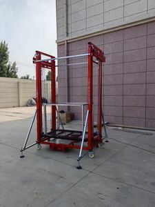 Andamio Eléctrico Elevador con Capacidad de Subida de hasta 6 m, con Tubos de Acero Reforzados y Protección de Límite de Recorrido Superior e Inferior. - Product Image 6