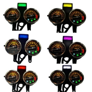 Compteur de vitesse moto accessoires pour moto Suzuki <span class=keywords><strong>125</strong></span> avec rétroéclairage 6 couleurs tableau de bord pour GN <span class=keywords><strong>125</strong></span> <span class=keywords><strong>Intruder</strong></span> - Product Image 3