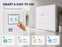 Casillero Inteligente para Paquetes con Pantalla Táctil, Caja de Entrega Modular para Vestíbulo de Oficina, Apartamento y Negocios de Alquiler - 2026