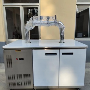 Vente en gros de machine à bière pression portable à 4 robinets en acier inoxydable avec refroidissement par air et par eau pour les pubs - Product Image 3