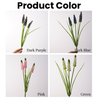 Bunga Hyacinth Buatan yang Sangat Direkomendasikan, 30cm, Plastik, Warna Pink, untuk Dekorasi Rumah, Pesta, dan Pernikahan
