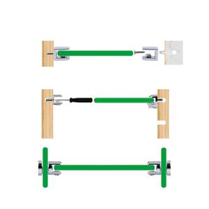 Pinces pour verre et supports d'étagères, supports semi-circulaires, connecteurs et accessoires de quincaillerie pour cloisons et cadres en verre - Product Image 3