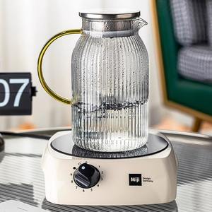 Pichet à eau en verre de grande capacité, résistant à la chaleur, pour boissons froides, utilisation en fête, été 2021 - Product Image 5