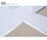 Carreaux de piste de danse de mariage portables blancs imperméables RK vente en gros carreaux de sol pour événement à emboîtement