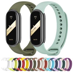 La correa de reloj de silicona de color sólido más vendida para <span class=keywords><strong>Xiaomi</strong></span> Mi <span class=keywords><strong>Band</strong></span> 8 Mijobs - Product Image 2