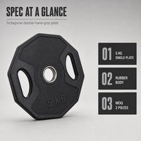 Gummigriffplatte 2,5 kg bis 25 kg Gummibeschichtet für Heimfitness, Garage, Fitness-Studios und Krafttraining Großhandel