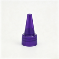 Bouchon compte-gouttes en plastique violet anti-déversement de 20 mm à visser pour bouteilles de savon liquide cosmétique – Vente en gros