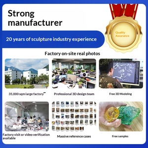 Glass Fiber Sculpture Entrance Decoration Custom <b>Large</b> <b>Art</b> Sculpture Outdoor Image Internet Popular Trendy Toy Decoration Model - Product Image 5