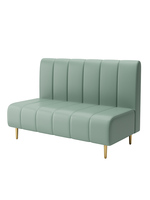 Meubles de luxe légers en cuir contemporains pour cafés, restaurants, salles à manger, canapés, tables, chaises – Chine