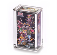 Lucite 5mm Transparent Acrylique Collection ETB Box pour Jeux Pokemon