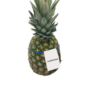 Trái Cây Và Rau Quả Đàn Hồi Trống Nhãn/Cao Su Tự Nhiên Ban Nhạc Thẻ - Product Image 2