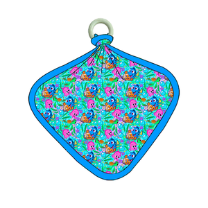 Hộp quà bí ẩn dành cho thú bông mềm mại cho bé sơ sinh với họa tiết động vật hoa văn ngẫu nhiên, khăn yếm bằng sợi tre cho bé trai bé gái - Product Image 5