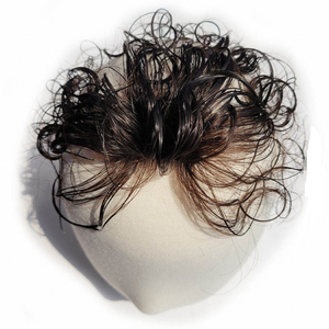 Postizo de Cabello Humano Liso de 7 Pulgadas para Hombre, Ligero, Negro Natural, de Rápida Recuperación - Product Image 3