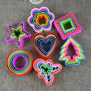 Sıcak satış 5 adet renkli farklı şekiller kek kalıp Bakeware seti araçları - Product Image 3