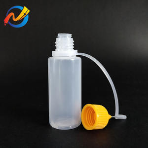 Bouteille applicateur de pointe d'aiguille Bouteilles en plastique transparentes vides avec bouchon d'aiguille pour huile lubrifiante - Product Image 5